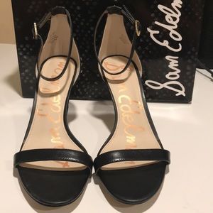 NWOT Sam Edelman Patti Black Heels